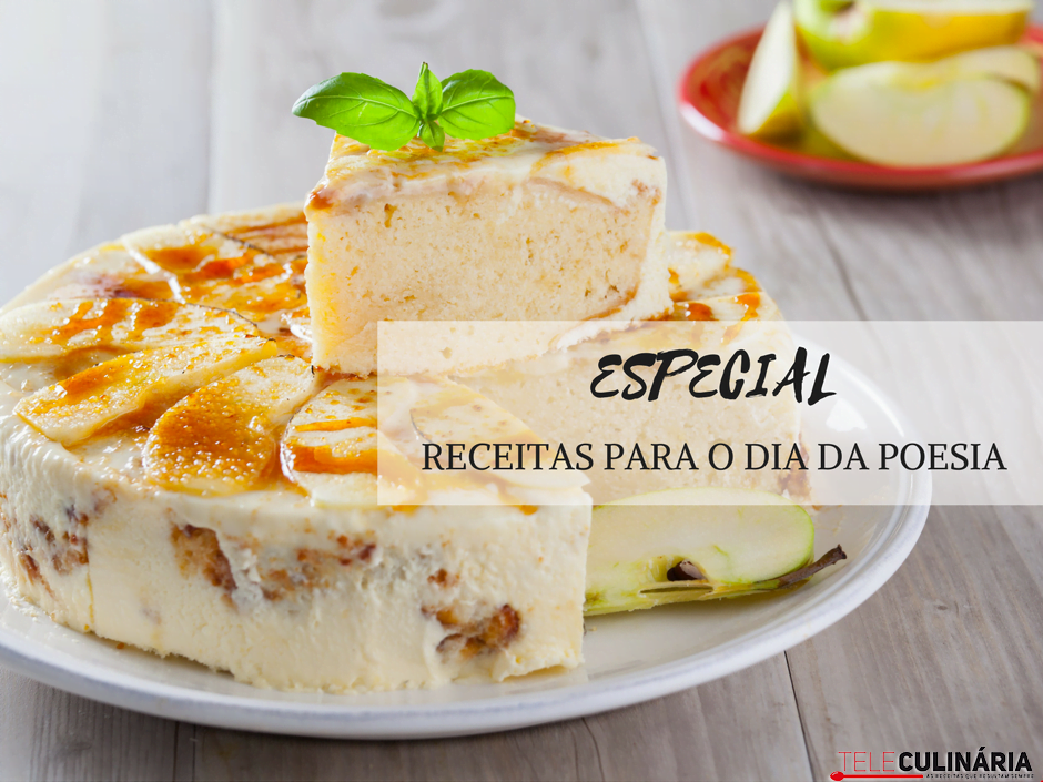 Especial: Receitas para Dia da Poesia – 21 de Março