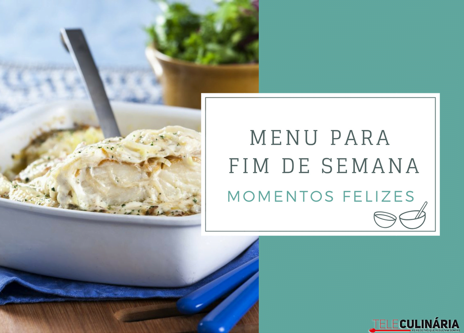 Menu para fim de semana #1