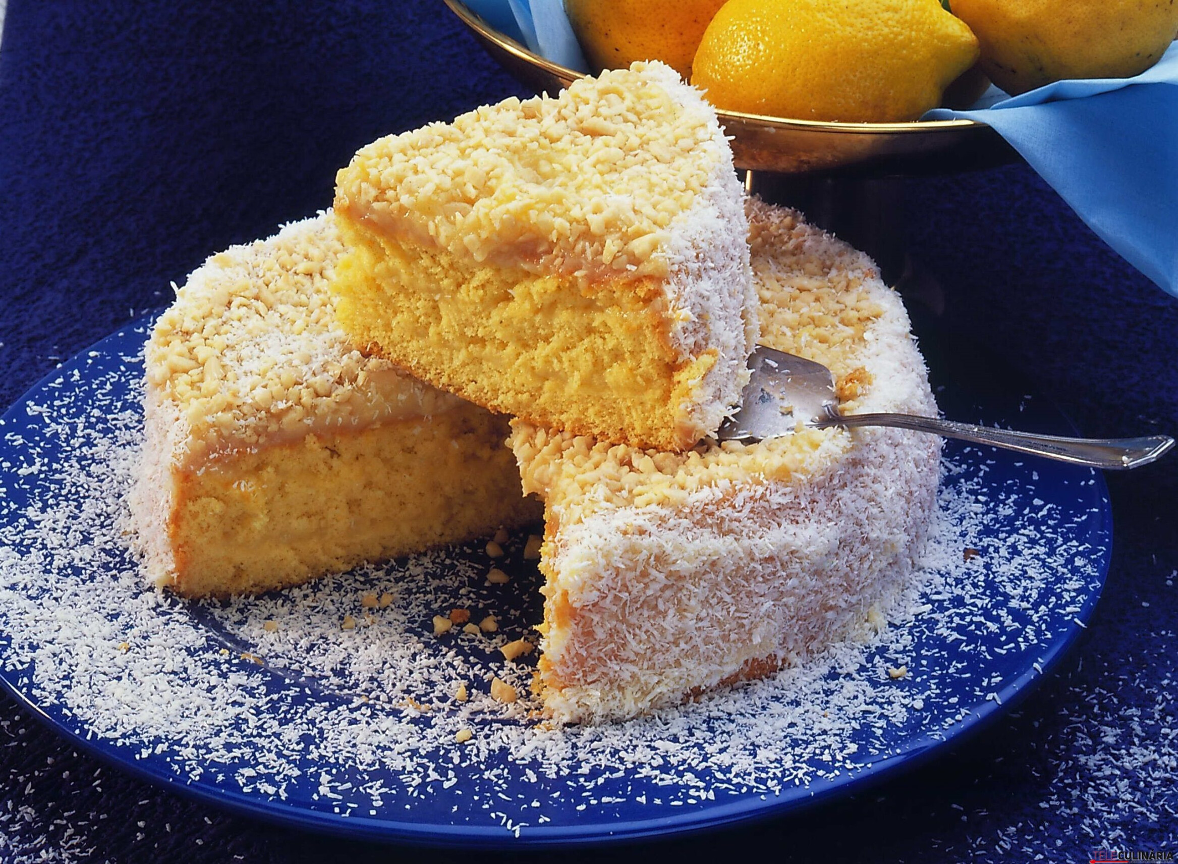 Receita de bolo de limão