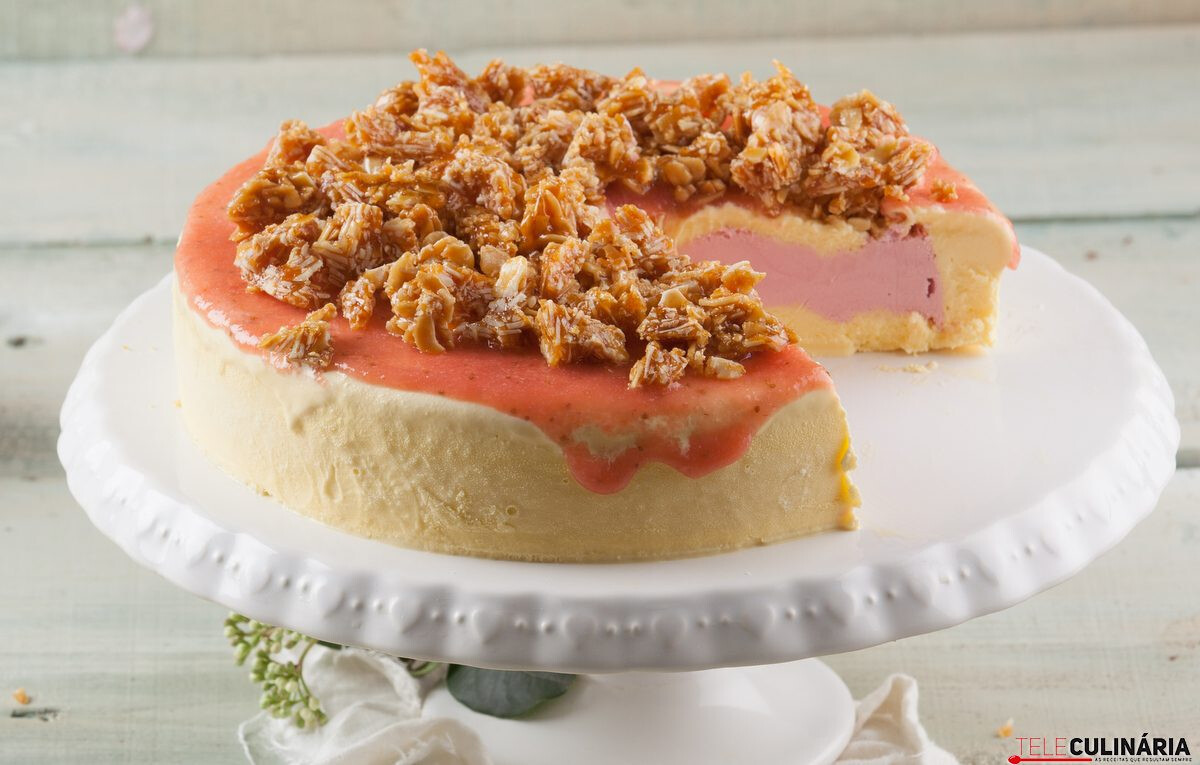 Cassata gelada com pralinê