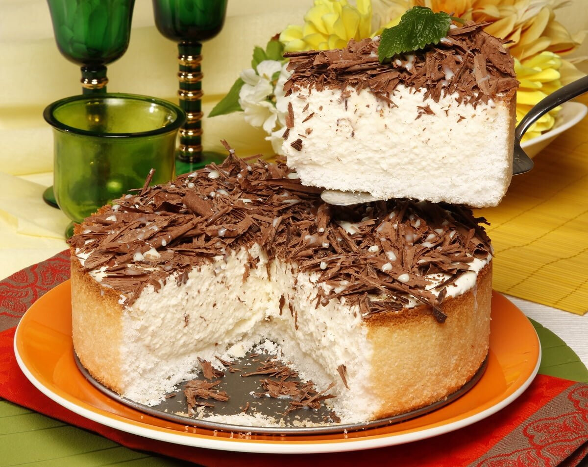 Semifrio de coco e leite condensado