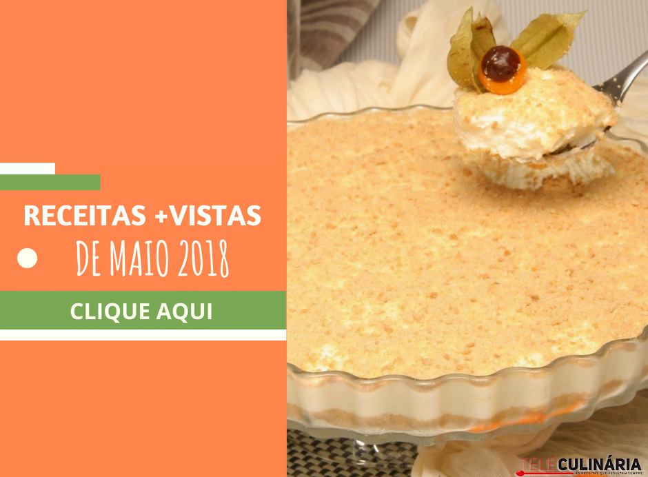 Receitas + vistas de maio de 2018