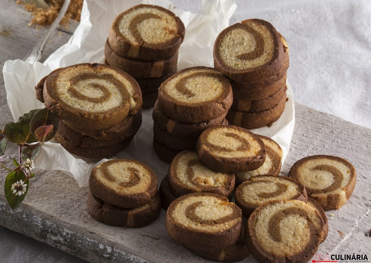 Espirais de gengibre e limão