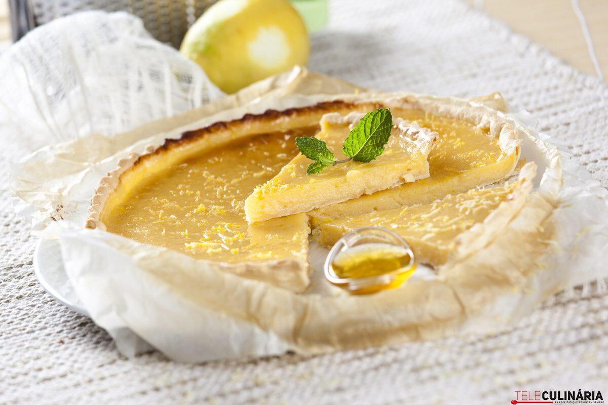 Tarte de iogurte e mel