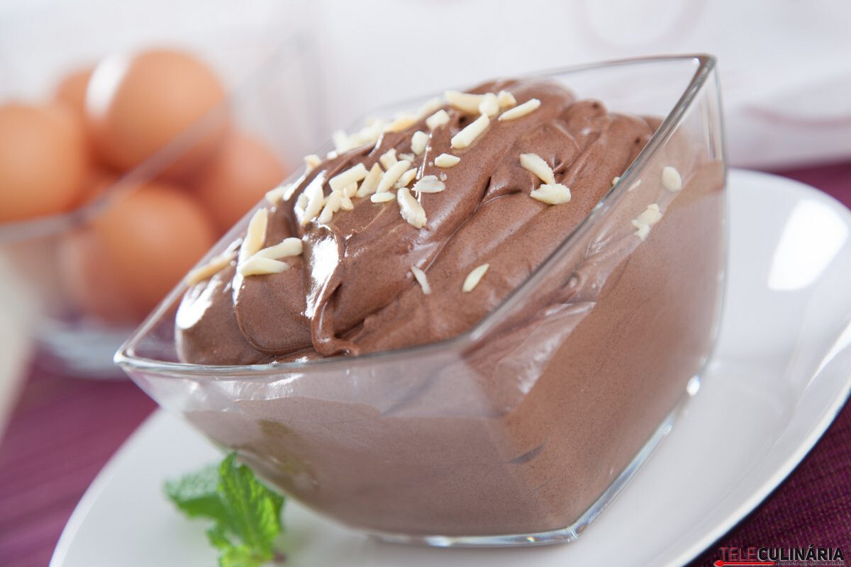 Mousse de chocolate receita