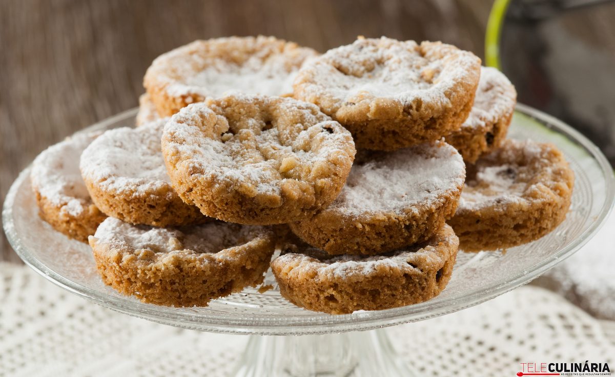 Bolachas de aveia com sultanas