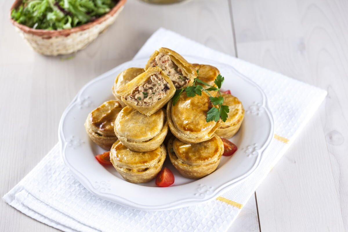 Receita de empadas de frango