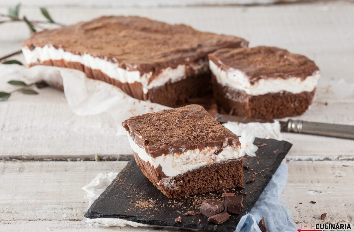 Lasanha de chocolate