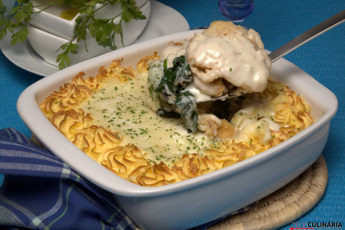 Douradinhos de peixe gratinados