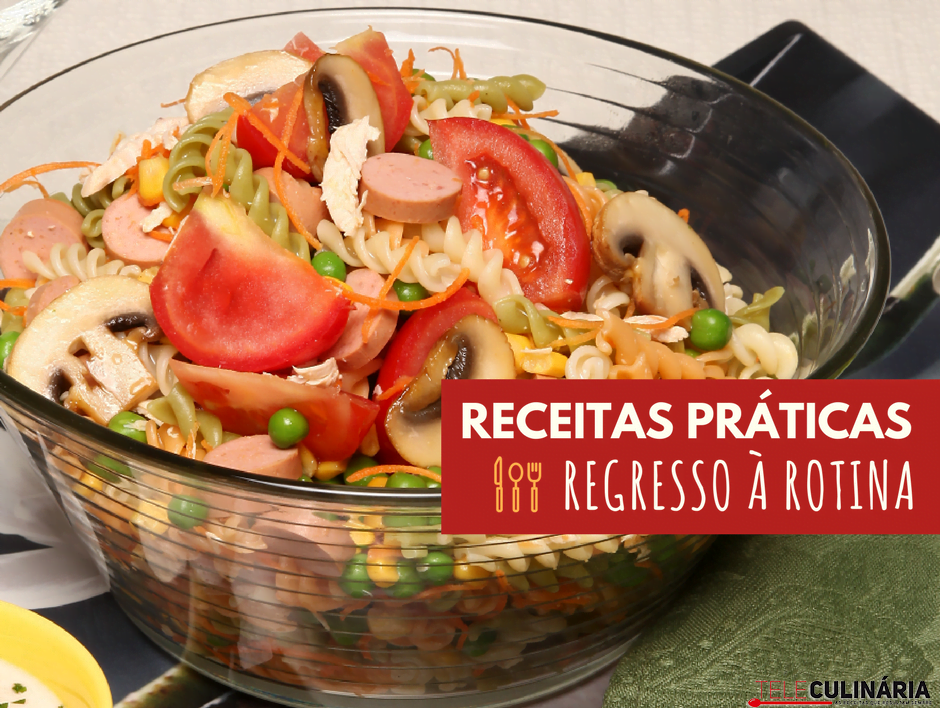 10 receitas práticas para regressar à rotina!