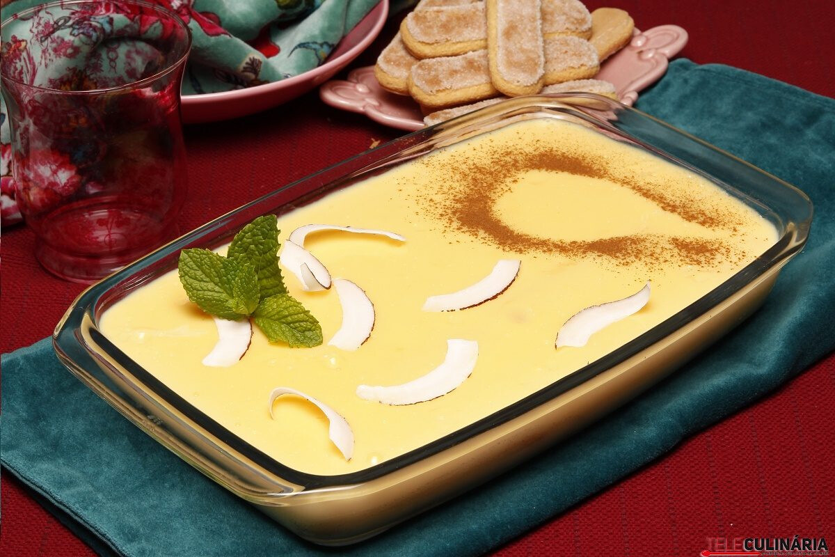 Creme rápido com biscoitos