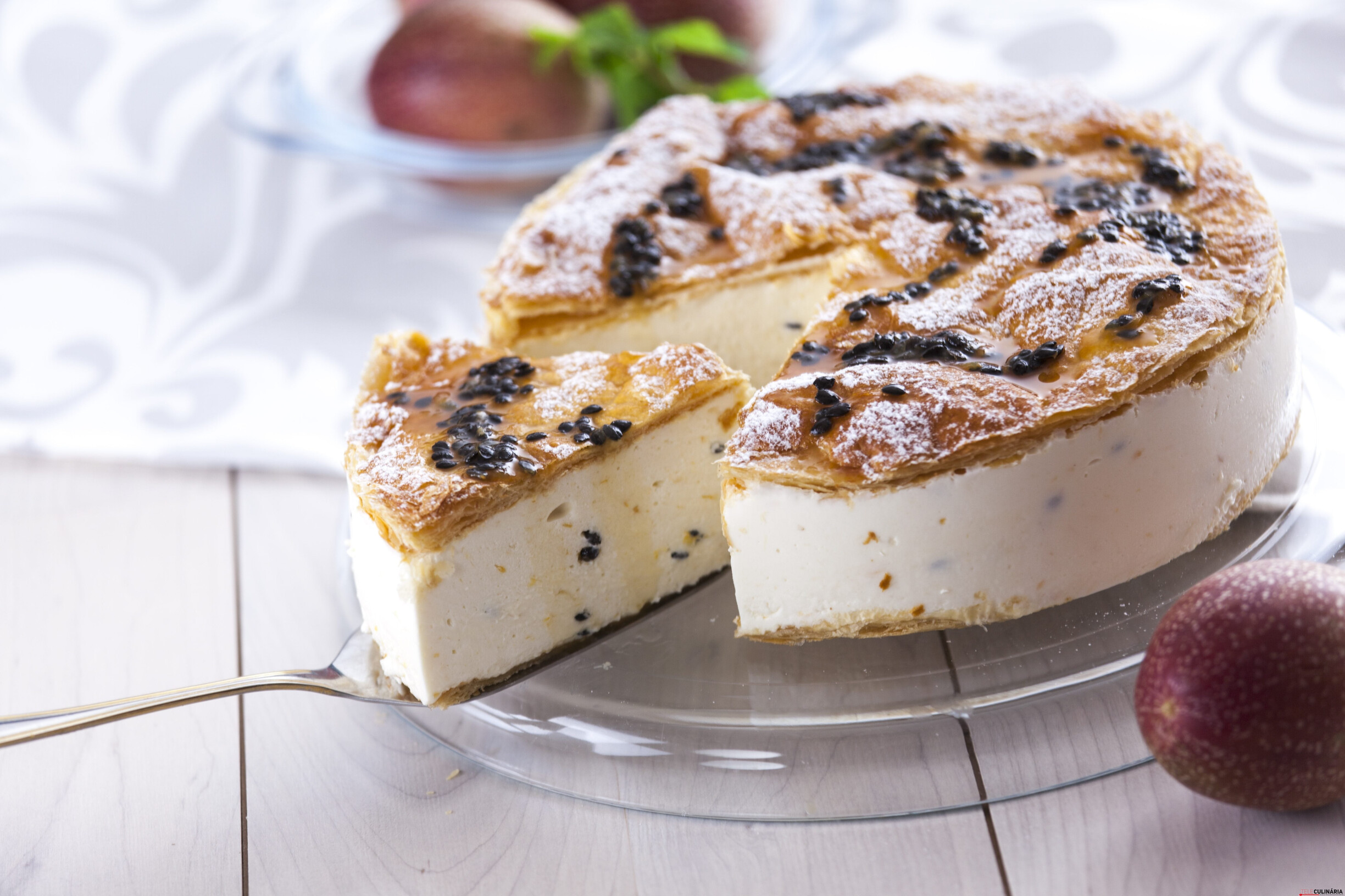 Folhado de maracujá