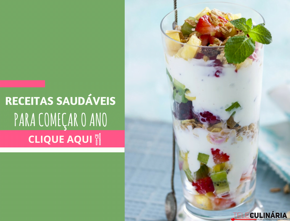 Receitas saudáveis para começar o ano
