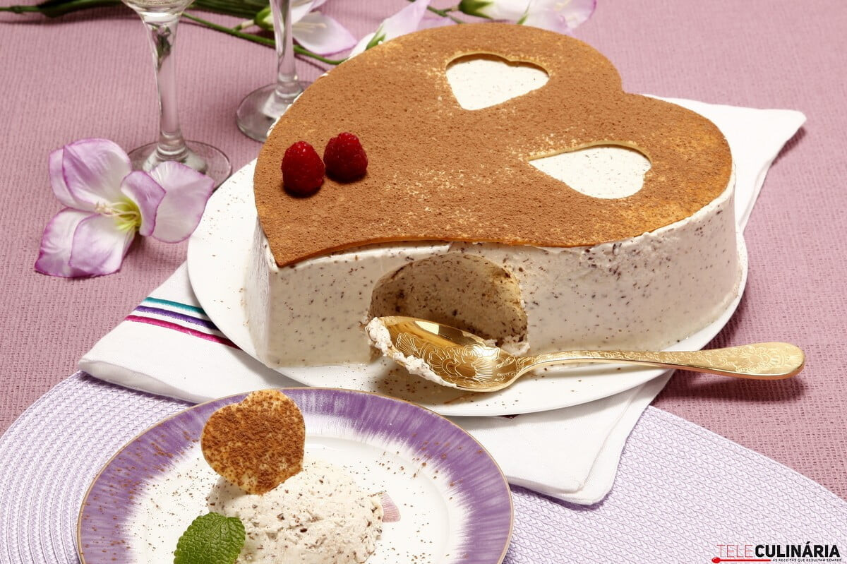 Coração cappuccino