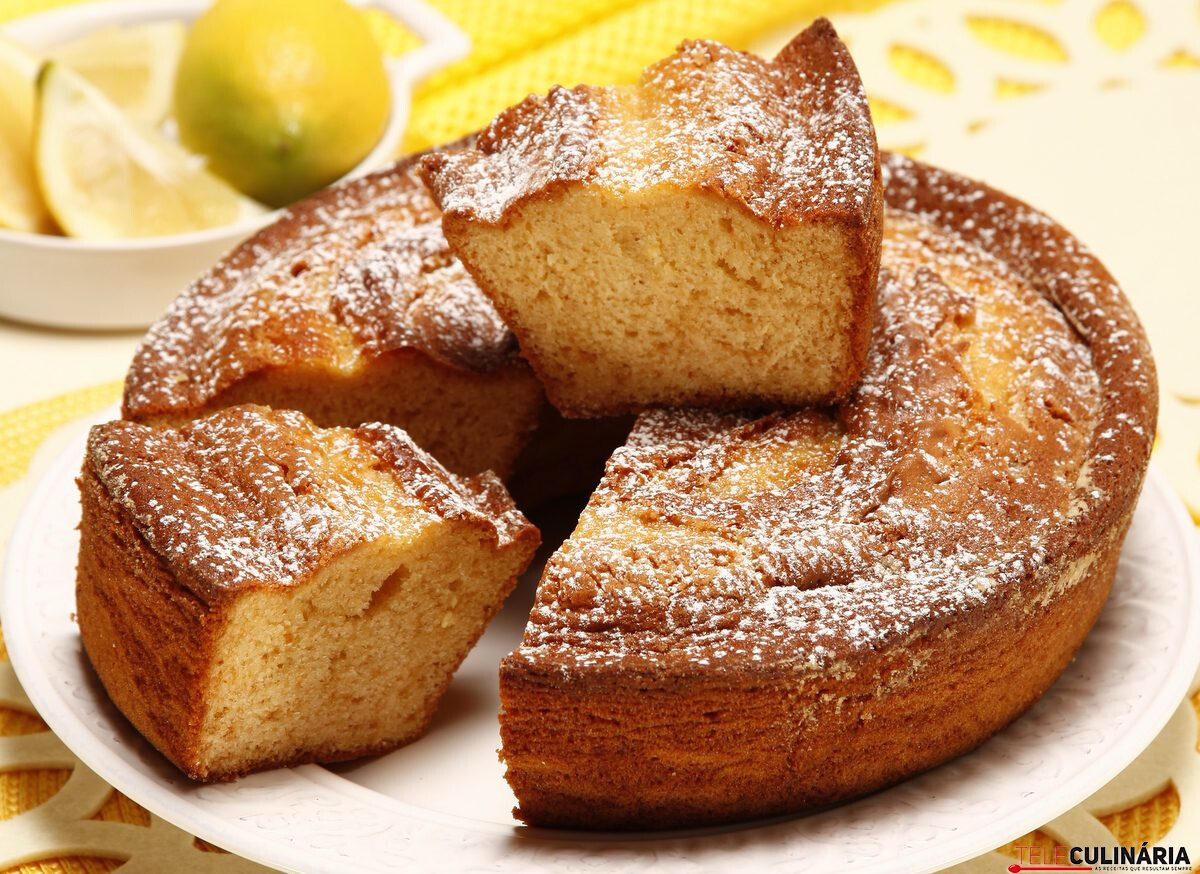 Bolo de mel e limão (robot de cozinha)