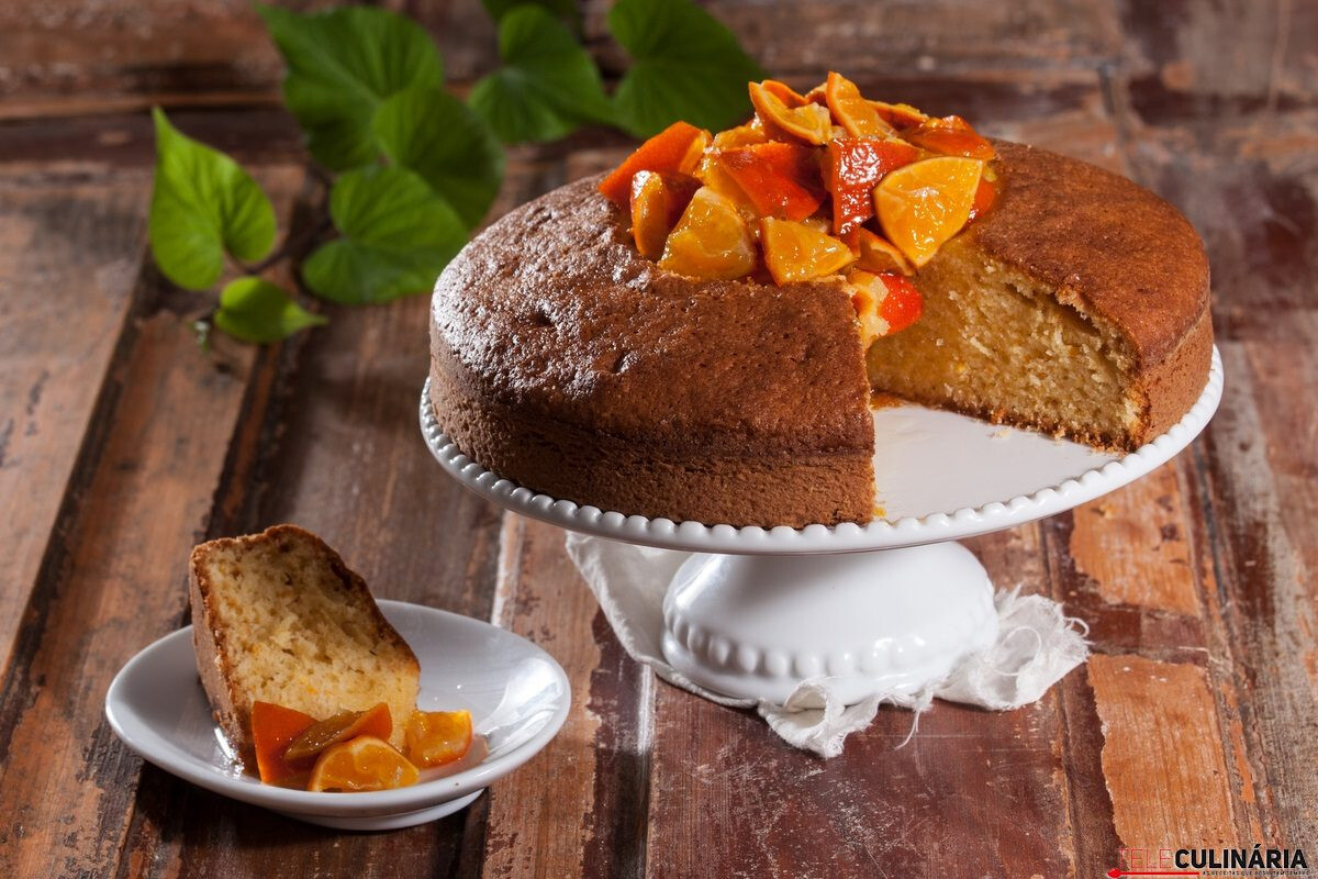 Bolo de tangerina- Receita Económica e Fácil
