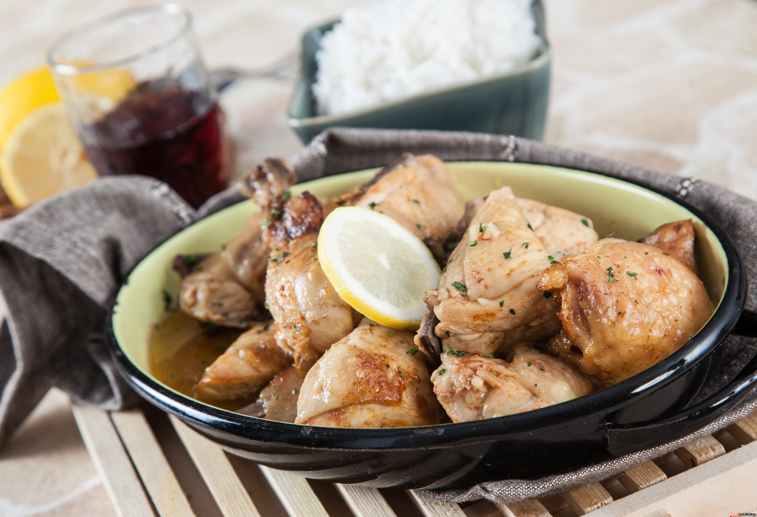 Frango à cervejeira