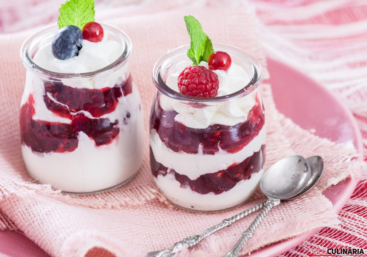 Doce de frutos vermelhos