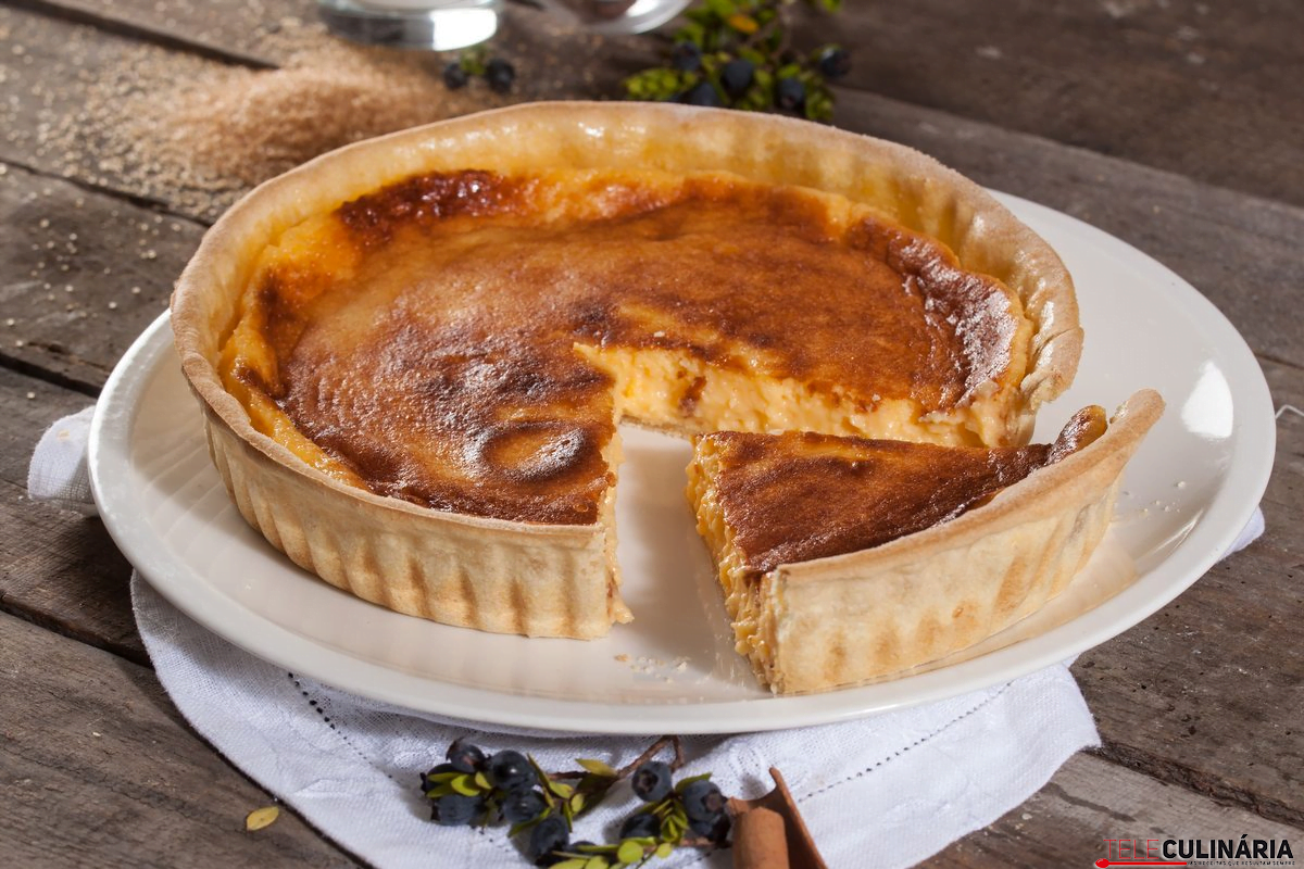 Receita de tarte pastel de nata