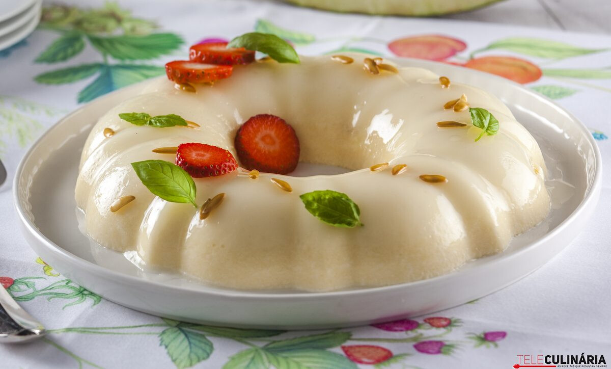 Receita de Bavaroise de melão