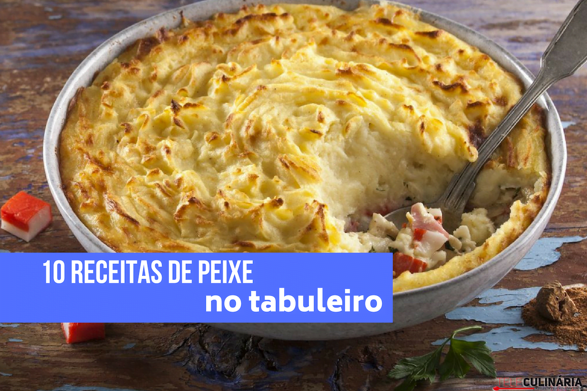 10 receitas de peixe em tabuleiro