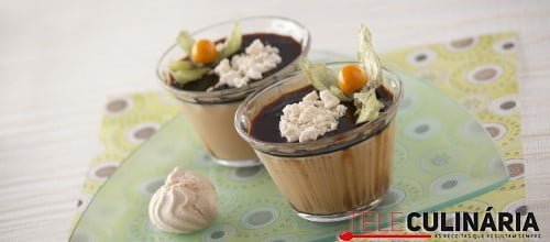 Semifrio de caramelo