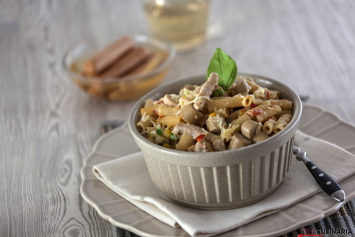 Macarrão de Peru a pressão