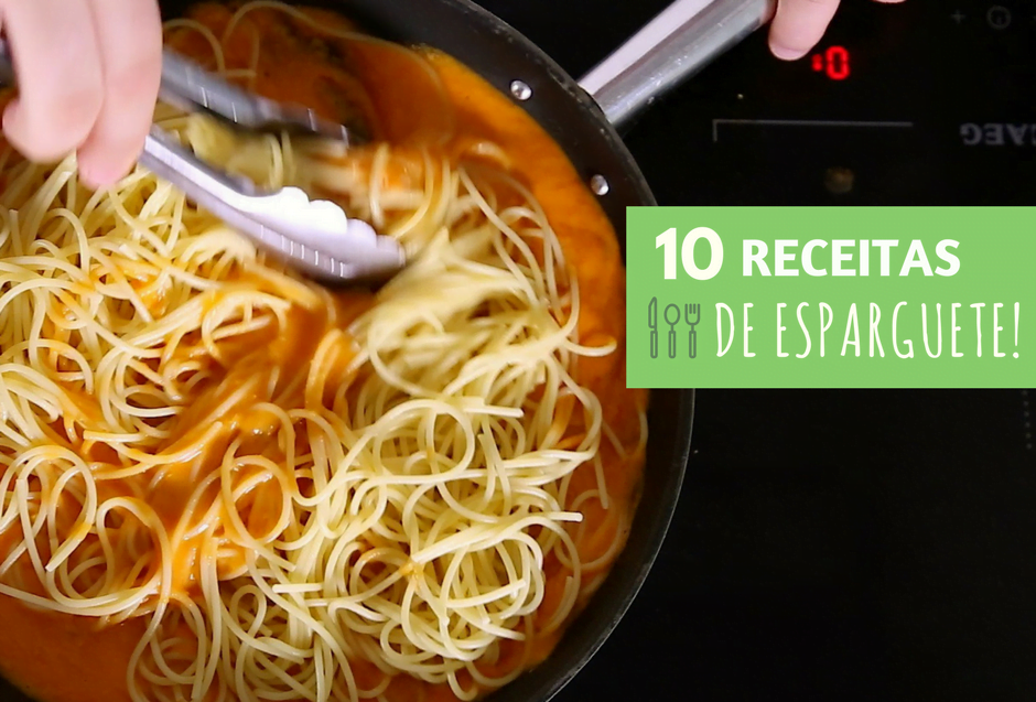 10 receitas de esparguete