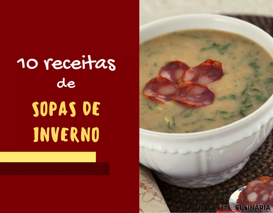Sopas de inverno – receitas que aquecem!