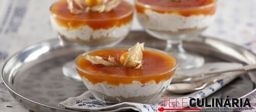 Tacinhas delícia de dióspiro