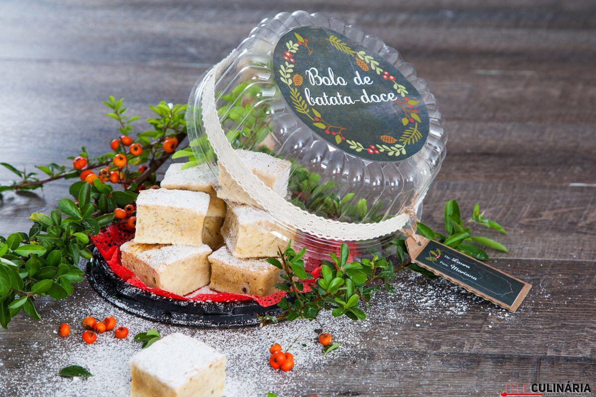 Bolo de batata-doce fácil