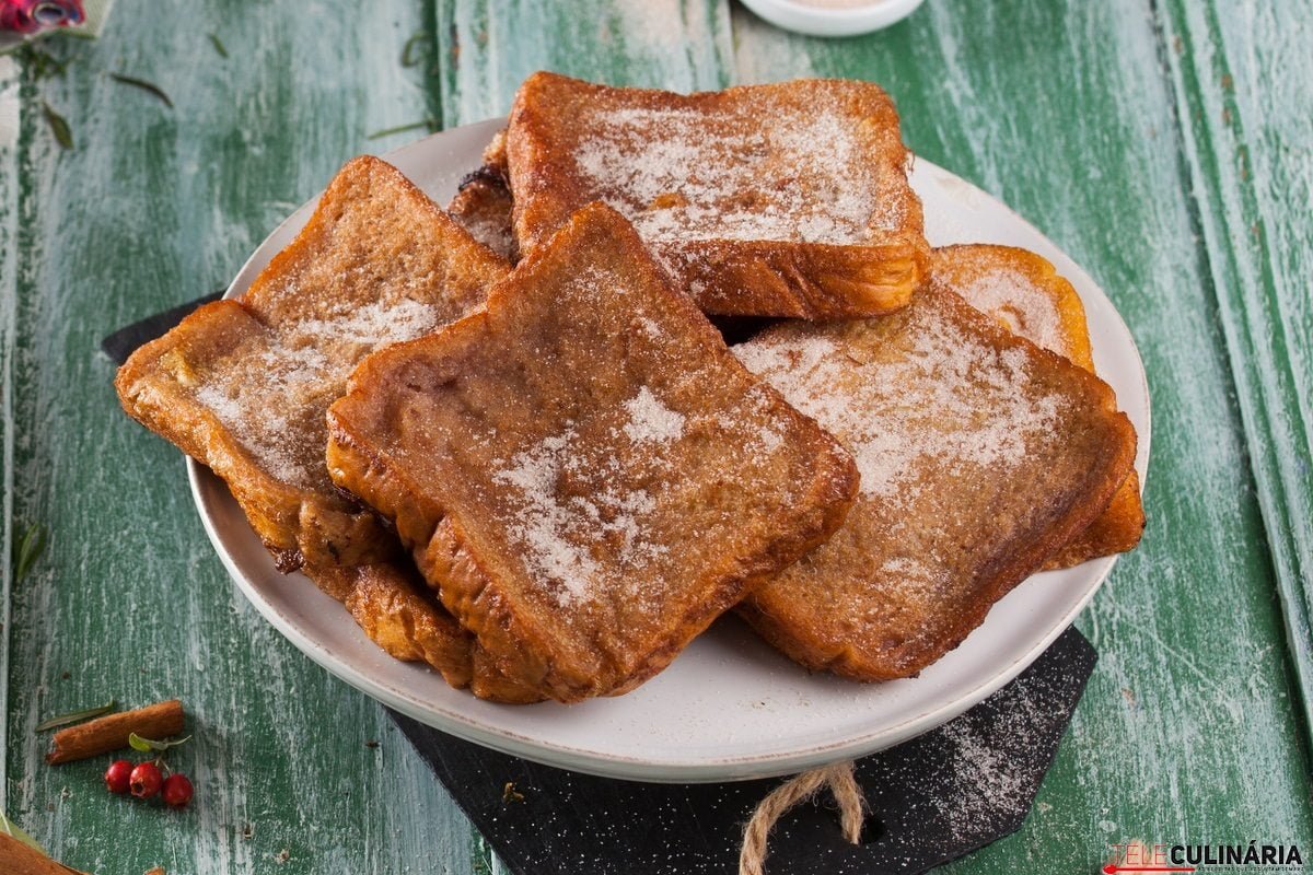 Rabanadas com vinho tinto @Teleculinária