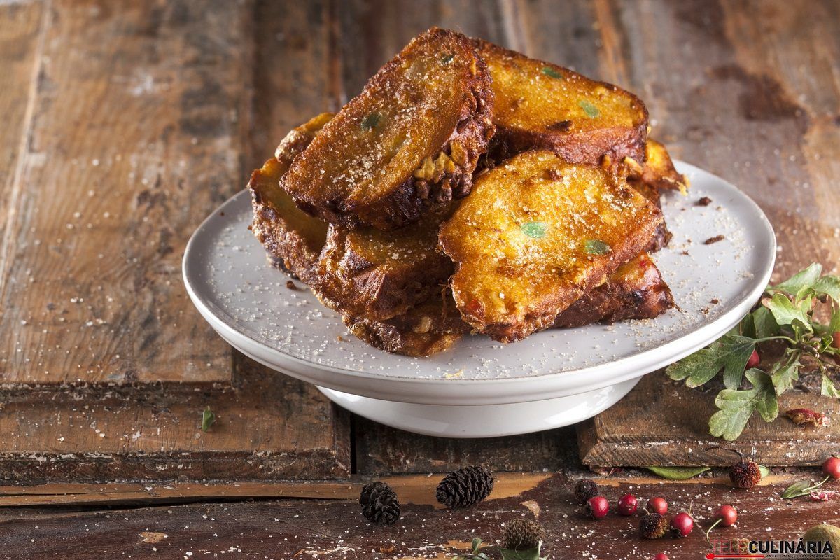 Rabanadas de bolo-rei @Teleculinária