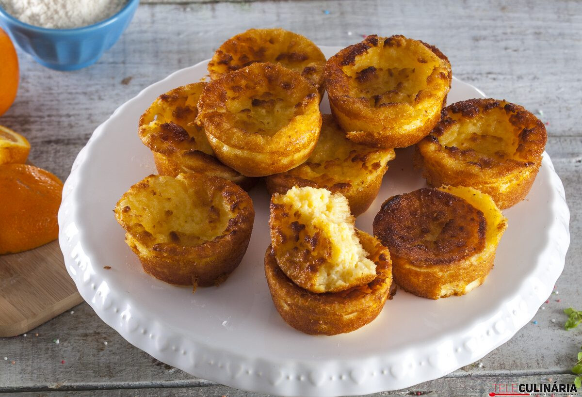 Queijadas de laranja- Receita Fácil e Deliciosa