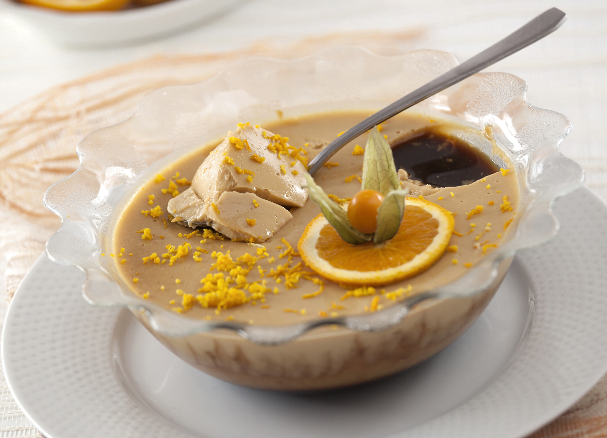 pudim de laranja