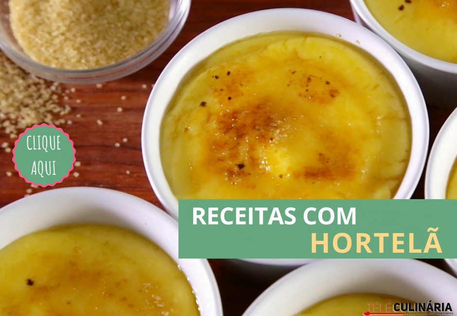 Especial Receitas com Hortelã