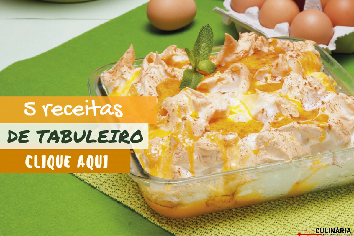 5 receitas de tabuleiro