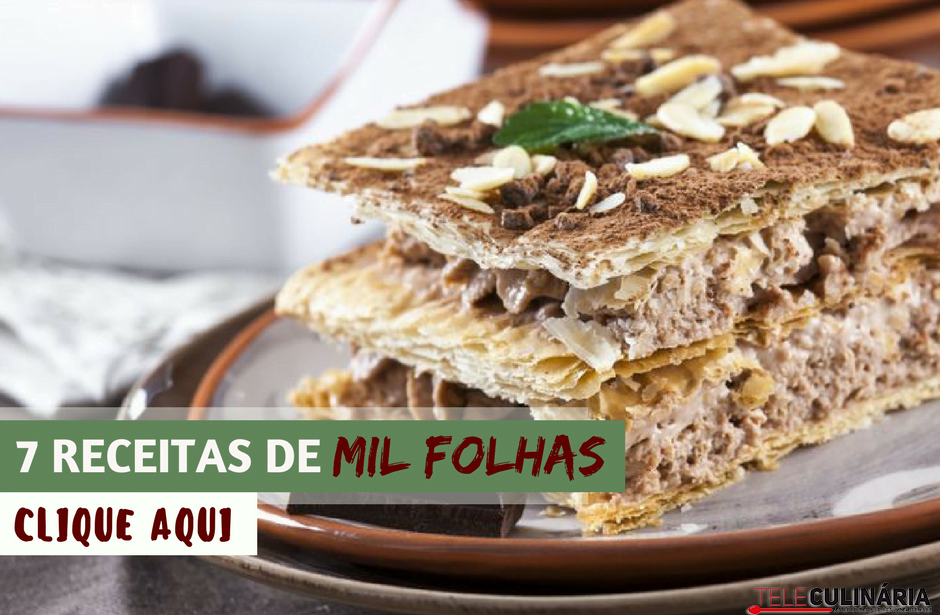 7 receitas de mil folhas