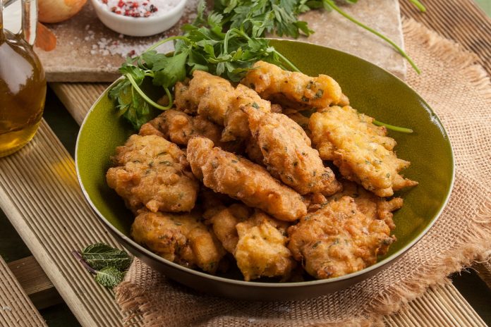 receita de pataniscas de bacalhau