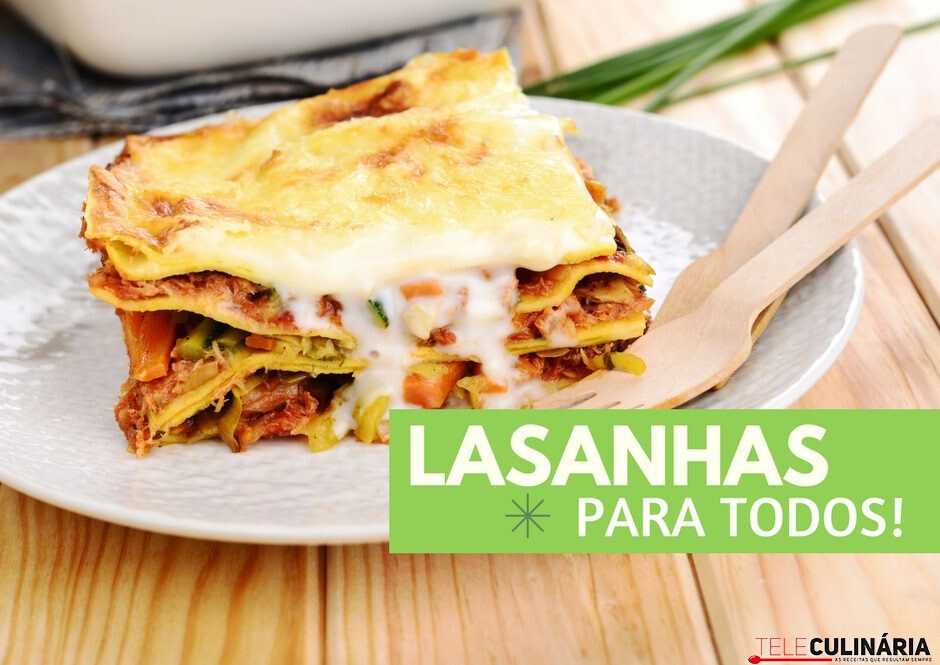 Lasanhas para todos!