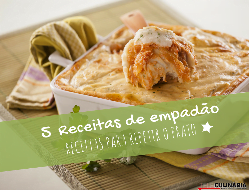 5 receitas de empadão