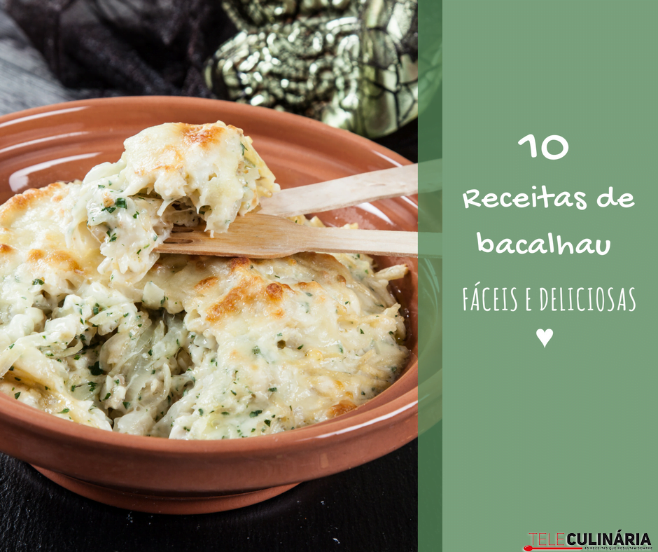 10 receitas de bacalhau