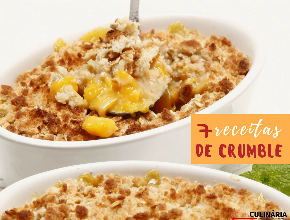 7 receitas de crumble