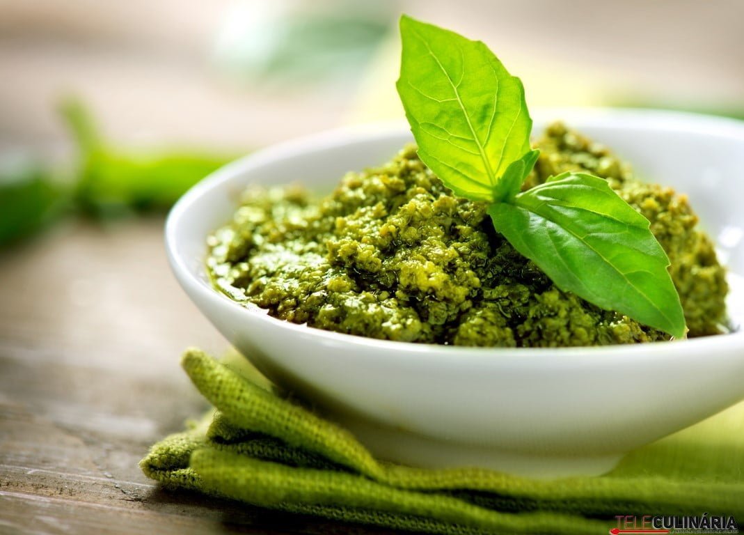 Pesto Sauce. Italian Cuisine