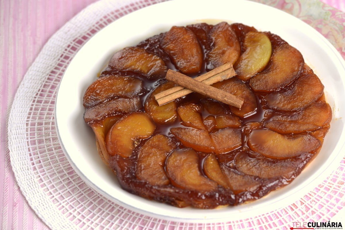 Tarte de maçã invertida