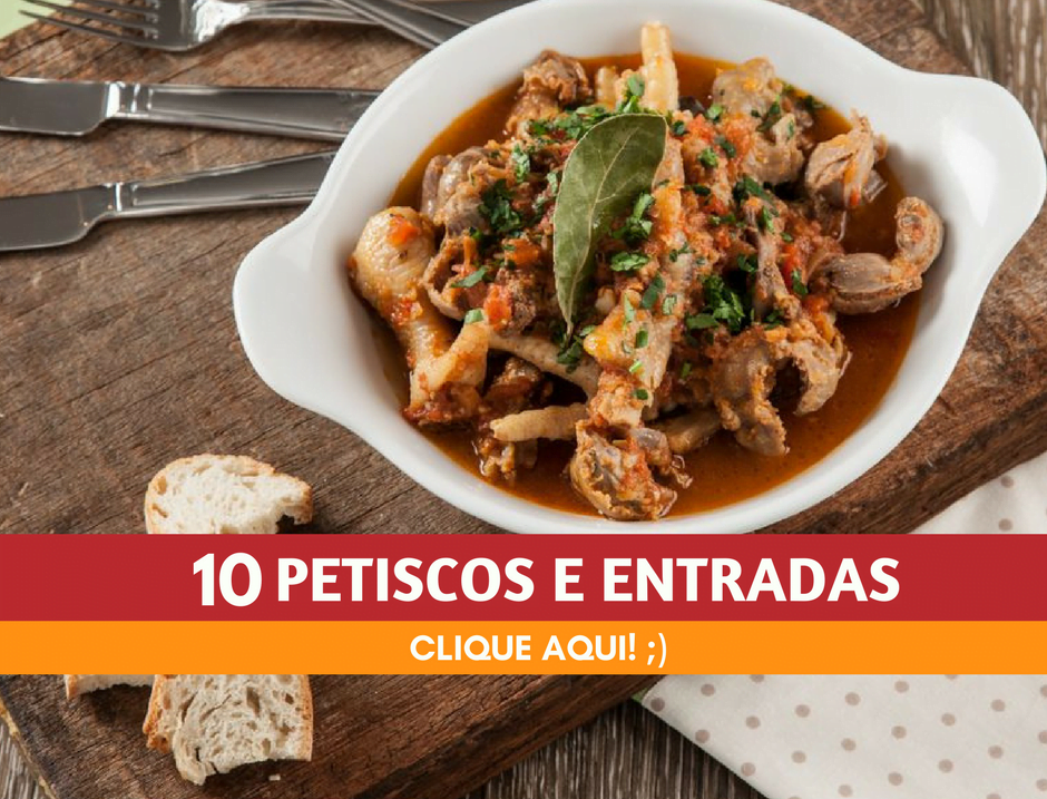 10 petiscos e entradas deliciosos