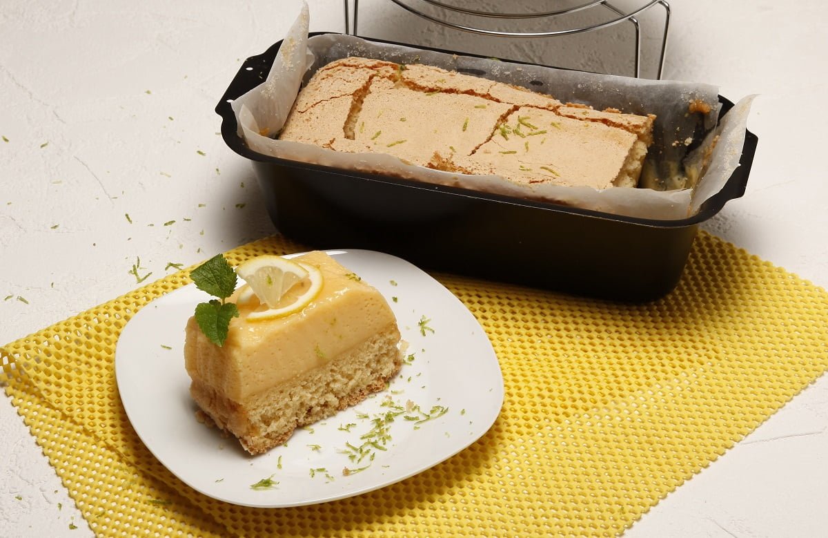 bolo pudim de limão