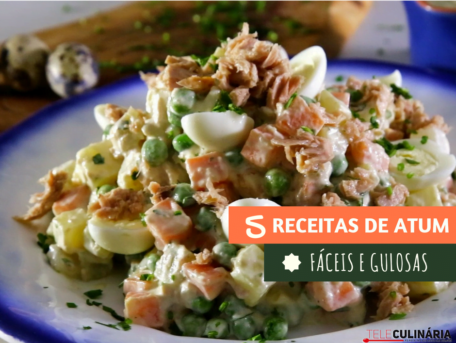 5 receitas de atum fáceis
