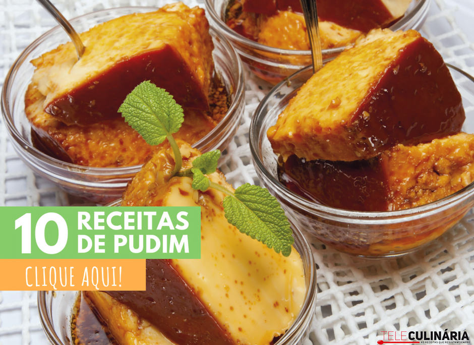 10 receitas de pudim