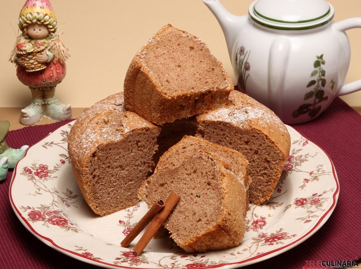Receita de Bolo de canela